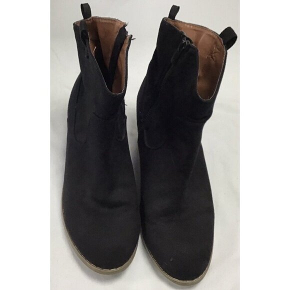 Gap Size 8 Black Suede Boots - Picture 3 of 4